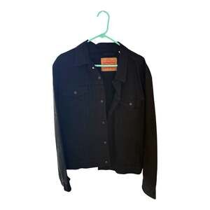 Levi's Men's Black Denim Trucker Jacket Size L